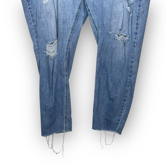 Studio Blue Jeans Distressed Skinny Mid Rise Light Wash Women’s Size 20W Plus - Picture 4 of 9